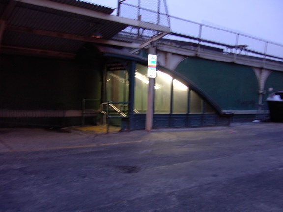 PATH kiosk @ Hoboken Terminal. Photo by Brian Weinberg, 01/26/2003.