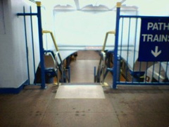 Hoboken PATH station (western mezzanine). Photo taken on 06/23/2003.