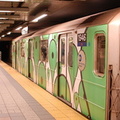 R-62A 1946 @ Grand Central (S) - Google wrap of shuttle