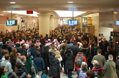 NJT Concourse @ Penn Station New York on the day before Thanksgiving 2008