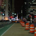 Looking down Broadway from W 40 St