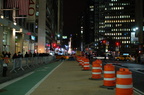 Looking down Broadway from W 40 St