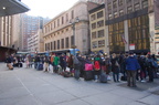 The line for Megabus on the morning of the Monday after Thanksgiving