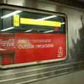 Coca-Cola ads covering the windows of R-44 5352 @ 14 St (A)