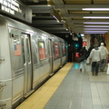 Coca-Cola ads covering the windows of R-44 5352 @ 14 St (A)