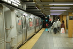 Coca-Cola ads covering the windows of R-44 5352 @ 14 St (A)