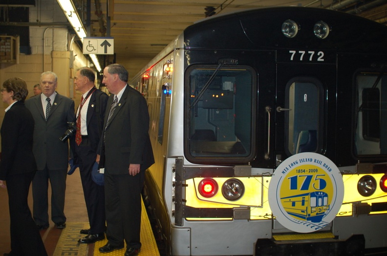 Long Island Rail Road 175th Anniversary Ceremony - LIRR M-7 7772 @ Penn Station - Long Island Rail Road 175th Anniversary Ceremony - LIRR M-7 7772 @ Penn Station DSC_6987.jpg