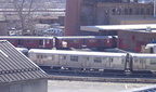 R-33ML 9218 &amp; 9219 &amp; R-42 4642 @ 207 St Yard. Photo taken by Brian Weinberg, 3/23/2003.