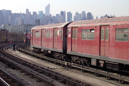 R-36WF 9399 @ 33 St (7). Photo taken by Brian Weinberg, 3/16/2003.