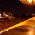 Edison, NJ train station on the NEC. Photo taken by Brin Weinberg, 3/15/2003.