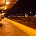 Edison, NJ train station on the NEC. Photo taken by Brin Weinberg, 3/15/2003.