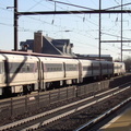 NJT APL46, Comet III's, and Comet IV's @ New Brunswick. Photo taken by Brian Weinberg, 3/14/2003.