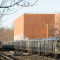 Meet between an R-68 (Q) and an R-40M (B) @ Avenue M. Photo taken by Brian Weinberg, 2/27/2004.