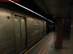 R-68A 5010 @ 34 St-Herald Square (B). Photo taken by Brian Weinberg, 3/3/2004.