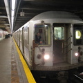 R-42 4575 @ 1 Av (L). Photo taken by Brian Weinberg, 3/5/2004.