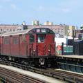 R-36WF 9617 @ 52 St - Lincoln Av (7). Photo taken by Brian Weinberg, 7/6/2003.