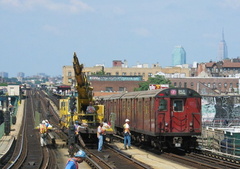 R-36WF 9??? @ Junction Blvd (7). Photo taken by Brian Weinberg, 7/6/2003.
