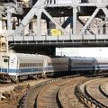 MNR ACMU 1100 series @ Marble Hill (Hudson Line). The days are numbered for these cars. Photo taken by Brian Weinberg, 4/27/2004