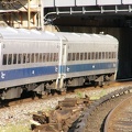 MNR ACMU 1100 series @ Marble Hill (Hudson Line). The days are numbered for these cars. Photo taken by Brian Weinberg, 4/27/2004