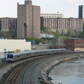 MNR M7a @ Marble Hill (Hudson Line). This is this set's third day of revenue service. Photo taken by Brian Weinberg, 4/27/2004.
