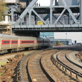 ConDOT Shoreliner cars @ Marble Hill (Hudson Line). Photo taken by Brian Weinberg, 4/27/2004.