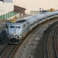 MNR P32AC-DM 218 @ Marble Hill (Hudson Line). Photo taken by Brian Weinberg, 4/27/2004.