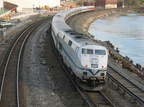 MNR P32AC-DM 209 @ Marble Hill (Hudson Line). Photo taken by Brian Weinberg, 4/27/2004.
