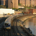 MNR M-1 @ Marble Hill (Hudson Line). Photo taken by Brian Weinberg, 4/27/2004.