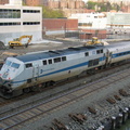 MNR P32AC-DM 222 @ Marble Hill (Hudson Line). Photo taken by Brian Weinberg, 4/27/2004.