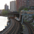 MNR's Marble Hill station (Hudson Line). Photo taken by Brian Weinberg, 4/27/2004.