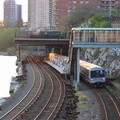 MNR M-3 @ Marble Hill (Hudson Line). Photo taken by Brian Weinberg, 4/27/2004.