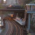 MNR M-3 @ Marble Hill (Hudson Line). Photo taken by Brian Weinberg, 4/27/2004.