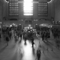Grand Central Terminal main waiting room. Photo taken from the west staircase. Photo taken by Brian Weinberg, 5/6/2004.