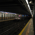 R-62 1450 @ 145 St (3). Train stopped for a minute, and then reversed direction. Photo taken by Brian Weinberg, 5/17/2004.