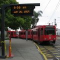 San Diego Trolley Siemens-Duwag LRV #2006 @ 12th-Imperial at the end of the Orange Line. Photo taken by Brian Weinberg, 6/6/2004