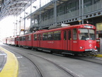 San Diego Trolley Siemens-Duwag LRV #1053 @ American Plaza. Photo taken by Brian Weinberg, 6/6/2004.