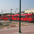 San Diego Trolley Siemens-Duwag LRV #1065 @ San Ysidro/Tijuana (Blue Line). Photo taken by Brian Weinberg, 6/6/2004. I was then