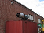 A jet powered shed @ Coney Island Yard. Photo taken by Brian Weinberg, 6/13/2004.