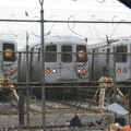 R-46 @ Coney Island Yard. This R-46 thinks it's on the LIRR. Photo taken by Brian Weinberg, 6/13/2004.