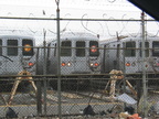 R-46 @ Coney Island Yard. This R-46 thinks it's on the LIRR. Photo taken by Brian Weinberg, 6/13/2004.