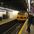 Sperry Rail Car SRS 403 @ 59 St-Columbus Circle. Photo taken by Brian Weinberg, 6/15/2004.