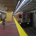 SEPTA Broad Street Subway trains @ Pattison (Lower Level) because of an Eagle home game. Photo taken by Brian Weinberg, 9/12/200
