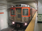 SEPTA Broad Street Subway train @ Walnut-Locust. Photo taken by Brian Weinberg, 9/12/2004.