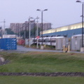 Awful photo of former NJT NCS PCCs @ the NCS shops at the end of the line. Photo taken by Brian Weinberg, 9/13/2004.