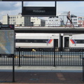 On Left: Comet I with low-level doors. On Right: Comet I (modified) with high-level doors. At Hoboken. Photo taken by Brian Wein