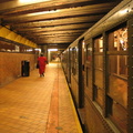 R-1 100 @ 21 St - Queensbridge (in service on the F line / Centennial Celebration Special). Photo taken by Brian Weinberg, 9/26/