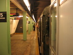 R-4 401 @ 75 Av (in service on the F line / Centennial Celebration Special). Photo taken by Brian Weinberg, 9/26/2004.