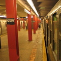 R-4 484 @ Parsons Blvd (in service on the F line / Centennial Celebration Special). Photo taken by Brian Weinberg, 9/26/2004.