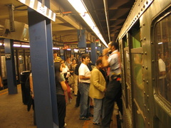 R-? ??? @ Union Tpke (in service on the F line / Centennial Celebration Special). Photo taken by Brian Weinberg, 9/26/2004.