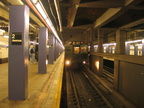 R-1 100 @ 2 Av (in service on the F line / Centennial Celebration Special). Photo taken by Brian Weinberg, 9/26/2004.